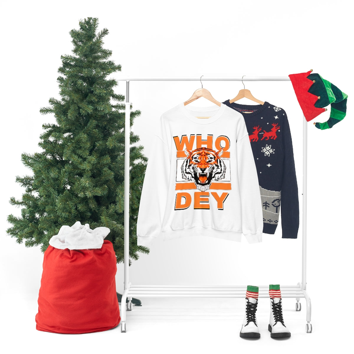 PACE: "WHODEY TIGER" SWEATSHIRT / Unisex Heavy Cotton