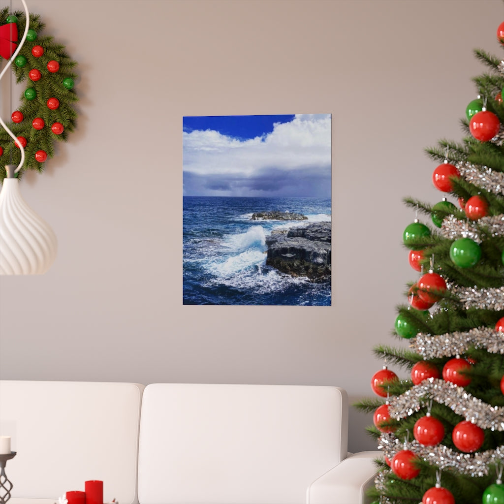 PACE: VACATION "OCEAN BLUE" (PHOTOGRAPHY) / Premium Matte vertical poster (PRINT)