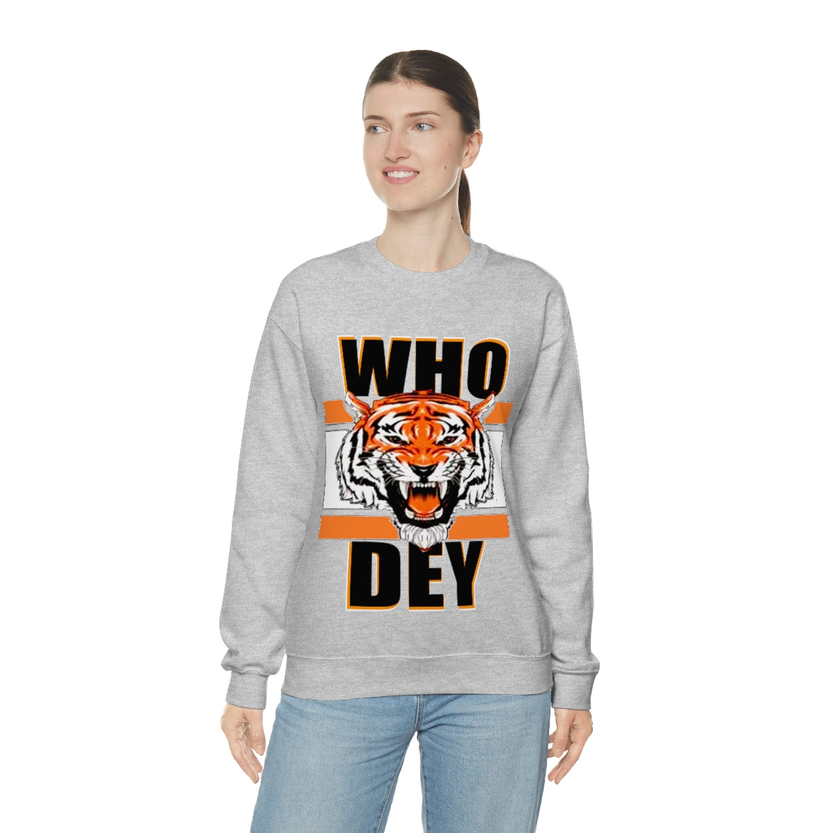 PACE: "WHODEY TIGER INVERSE" /Unisex Heavy Blend™ Crewneck Sweatshirt