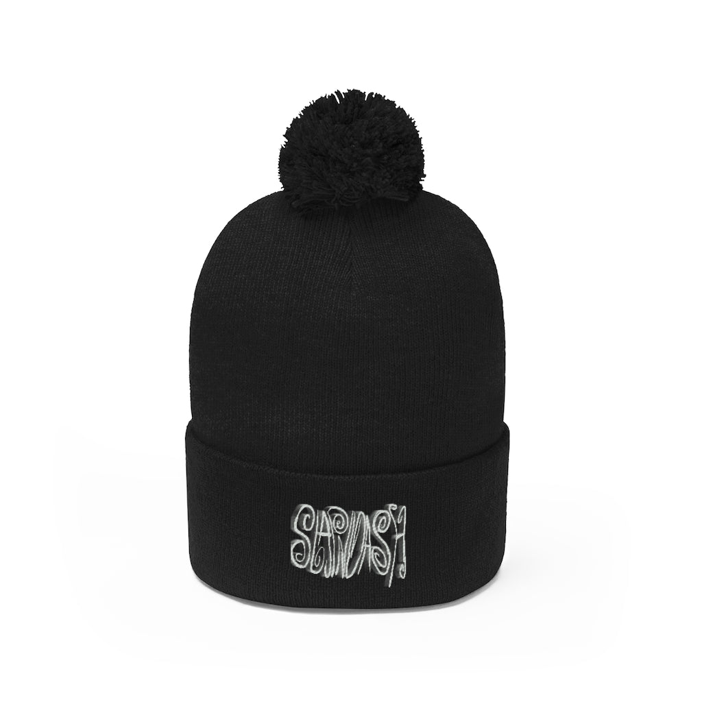 SLAPNSAHSN/SDN Pom Pom Beanie/UNISEX