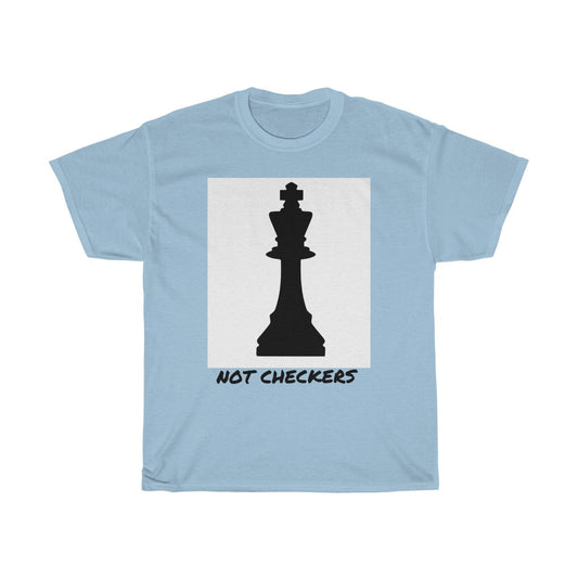 PACE: "NOT CHECKERS"/ Unisex Heavy Cotton Tee