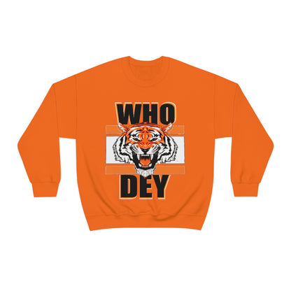 PACE: "WHODEY TIGER INVERSE" /Unisex Heavy Blend™ Crewneck Sweatshirt