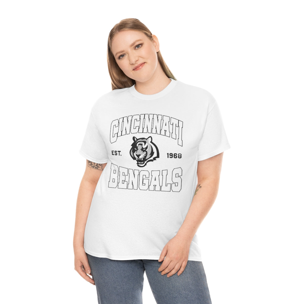 PACE: "BNGLS WHITE TIGER"/ Unisex Heavy Cotton T-Shirt