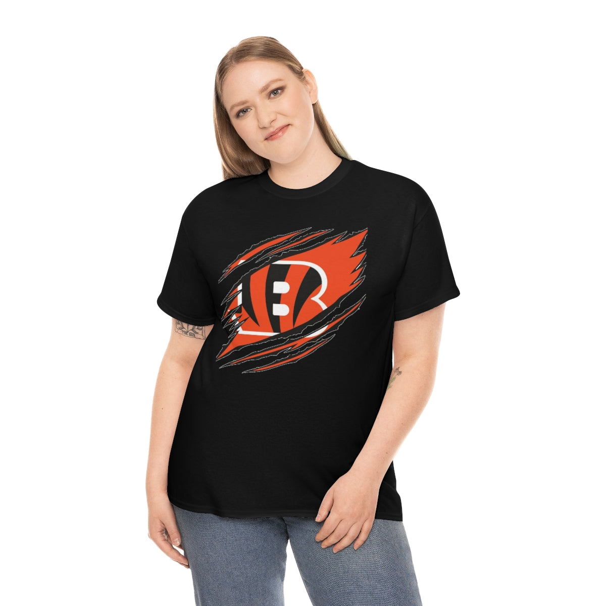 PACE: "BENGALS RIPPED"/ Unisex Heavy Cotton T-Shirt