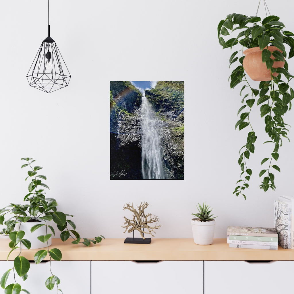 PACE: "CHASING WATERFALLS" (ARTWORK) /Premium Matte Poster (PRINT)