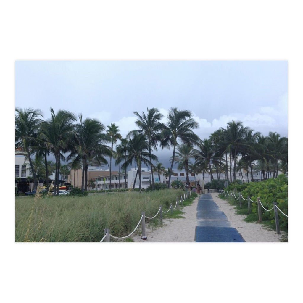 PACE: VACATION "SOUTH BEACH" (PHOTOGRAPHY) / Horizontal Matte Poster (PRINT)