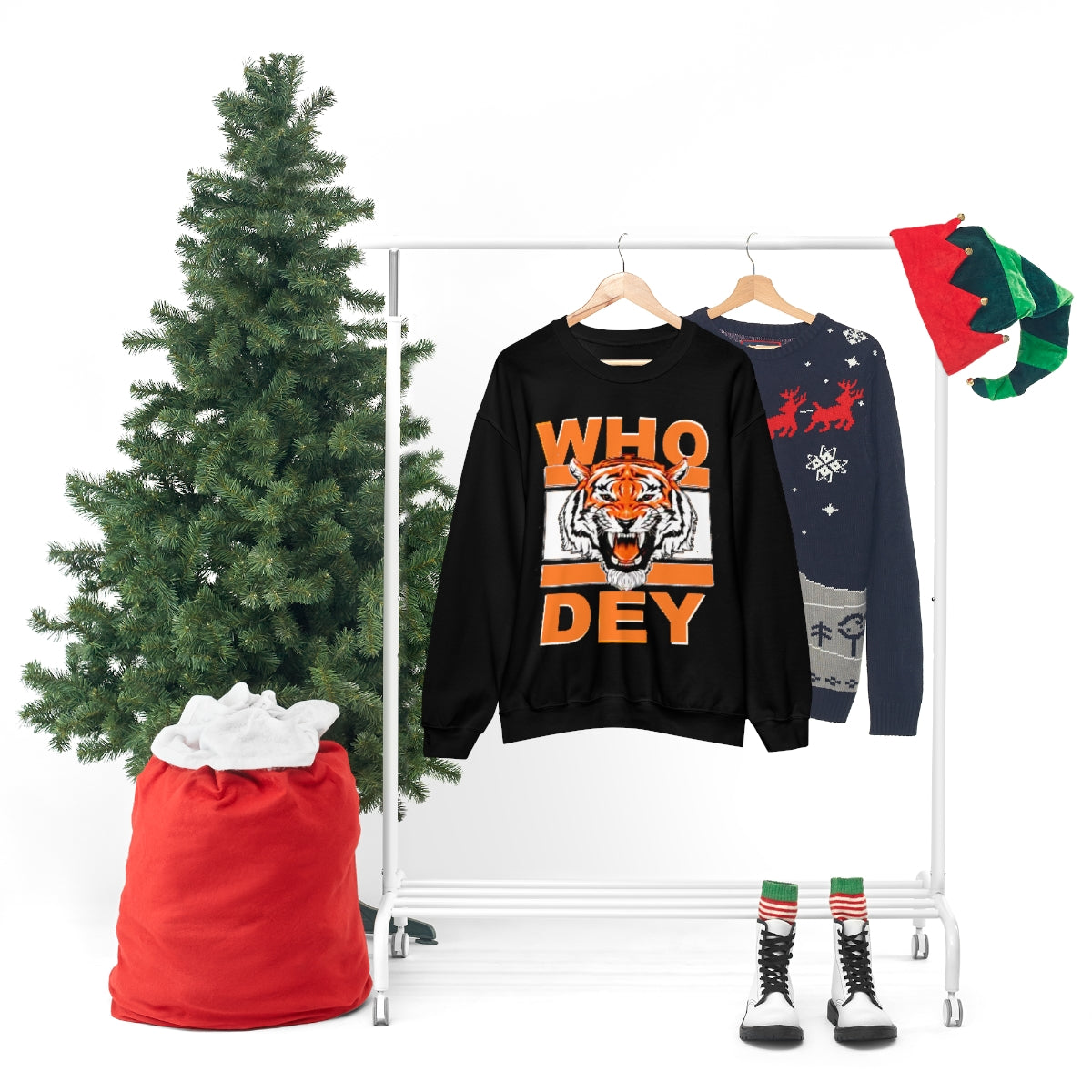 PACE: "WHODEY TIGER" SWEATSHIRT / Unisex Heavy Cotton