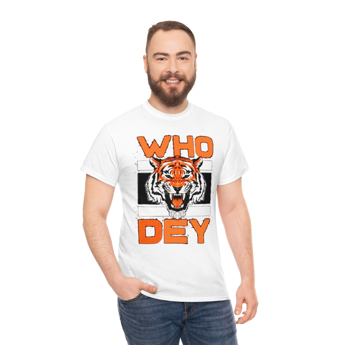 PACE: "WHODEY TIGER"/ Unisex Heavy Cotton T-Shirt