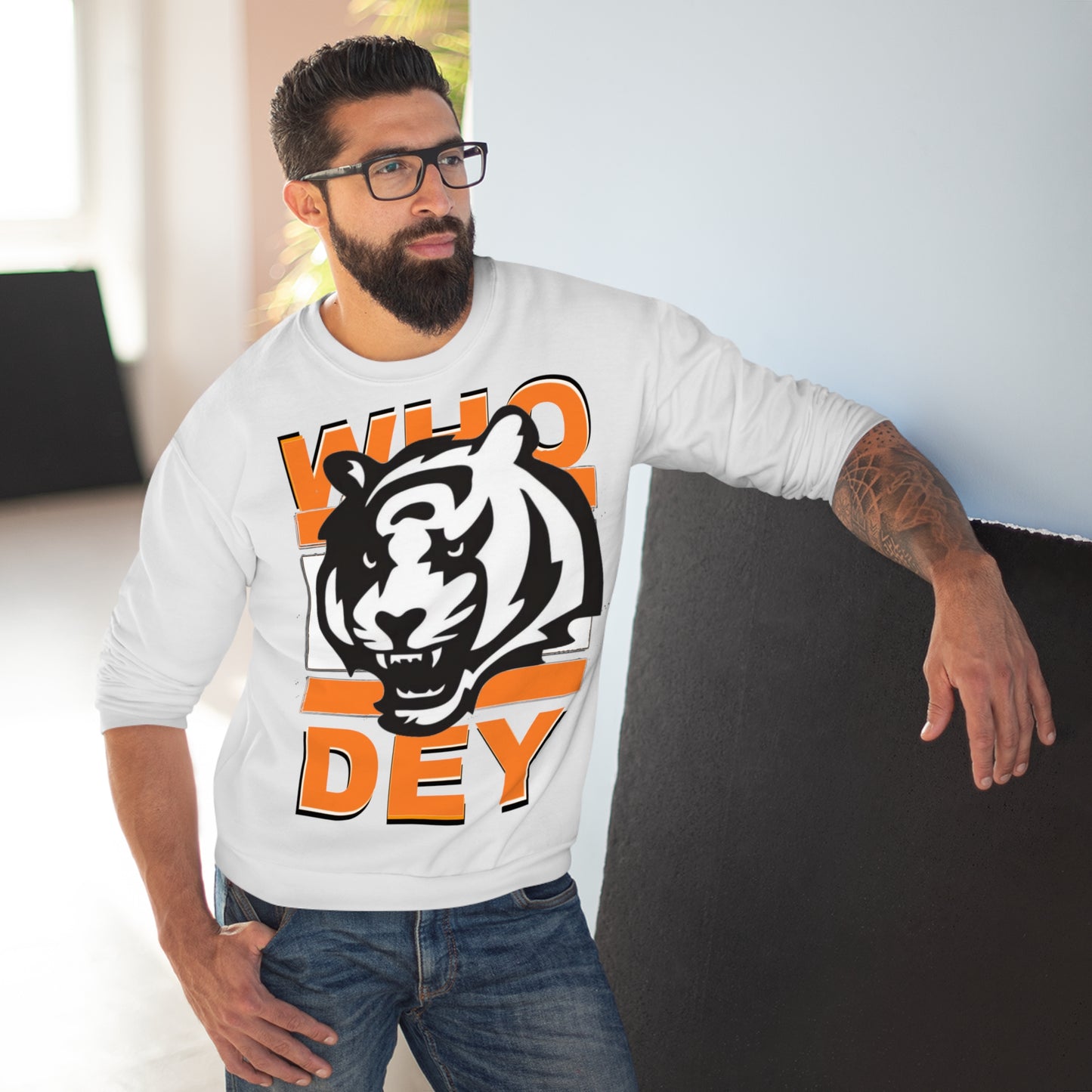 PACE: "WHODEY TIGER UPDATE"/ Unisex Crew Neck Sweatshirt