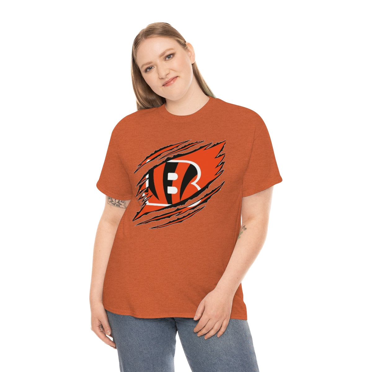 PACE: "BENGALS RIPPED"/ Unisex Heavy Cotton T-Shirt