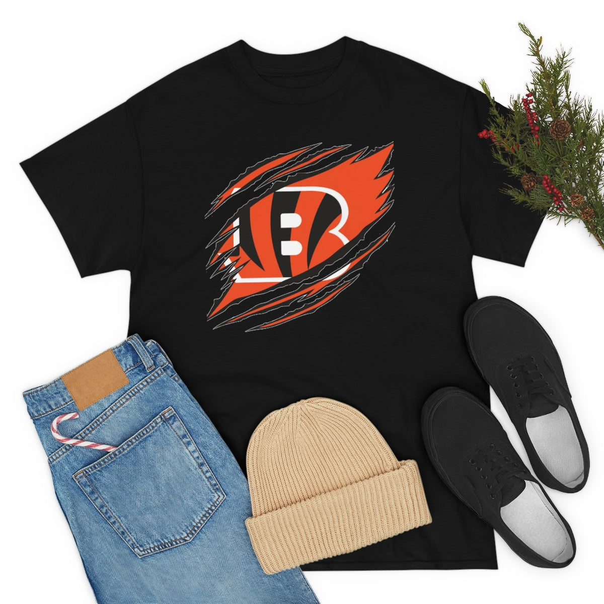 PACE: "BENGALS RIPPED"/ Unisex Heavy Cotton T-Shirt