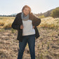 Plus Faux Fur Harness Buckle Belt Detail Long Fitted Puffer Jacket