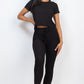Short Sleeve Top & Leggings Set