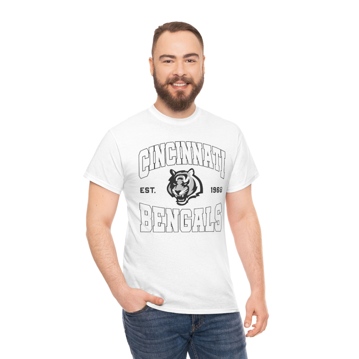 PACE: "BNGLS WHITE TIGER"/ Unisex Heavy Cotton T-Shirt