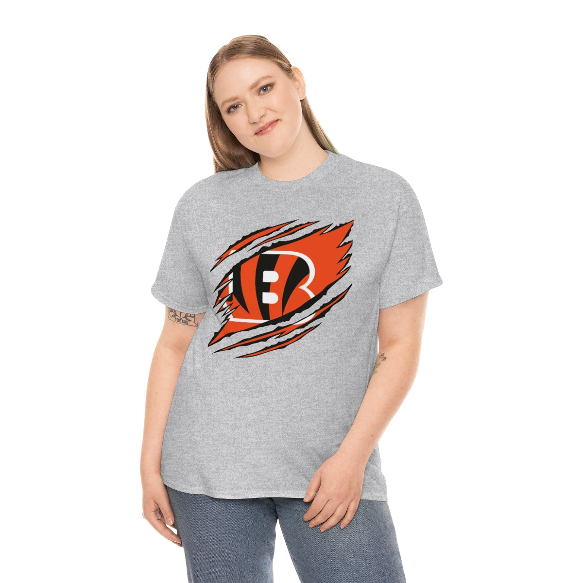 PACE: "BENGALS RIPPED"/ Unisex Heavy Cotton T-Shirt