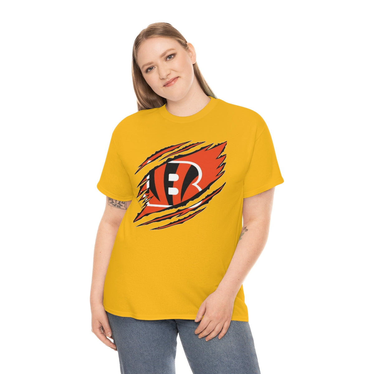 PACE: "BENGALS RIPPED"/ Unisex Heavy Cotton T-Shirt