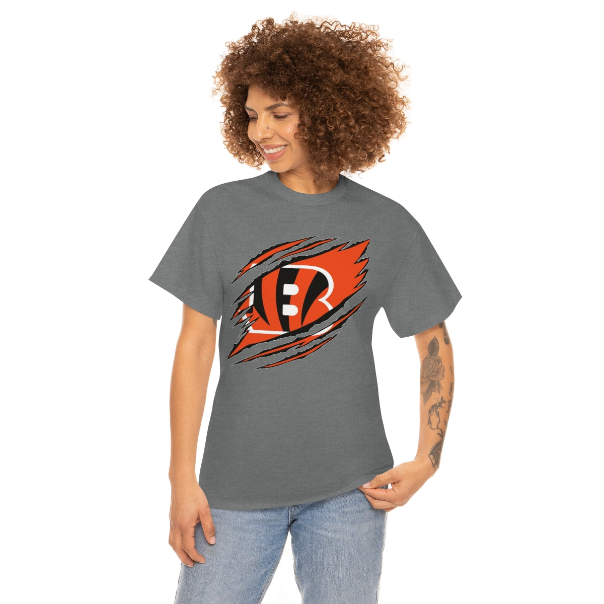 PACE: "BENGALS RIPPED"/ Unisex Heavy Cotton T-Shirt