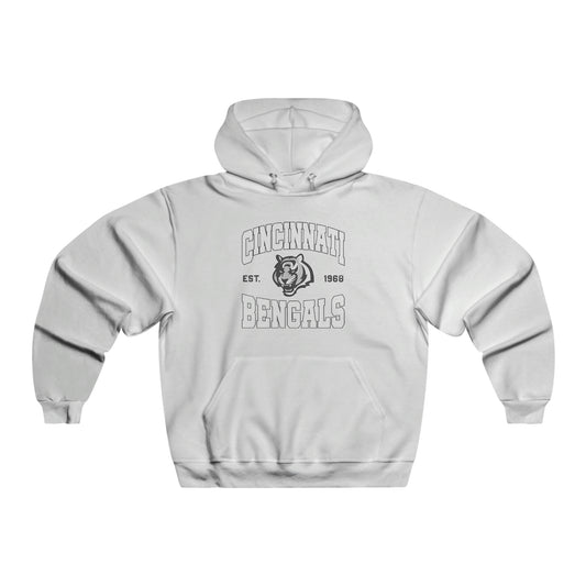 PACE: "BENGALS WHITE"/ Men's NUBLEND® Hooded Sweatshirt