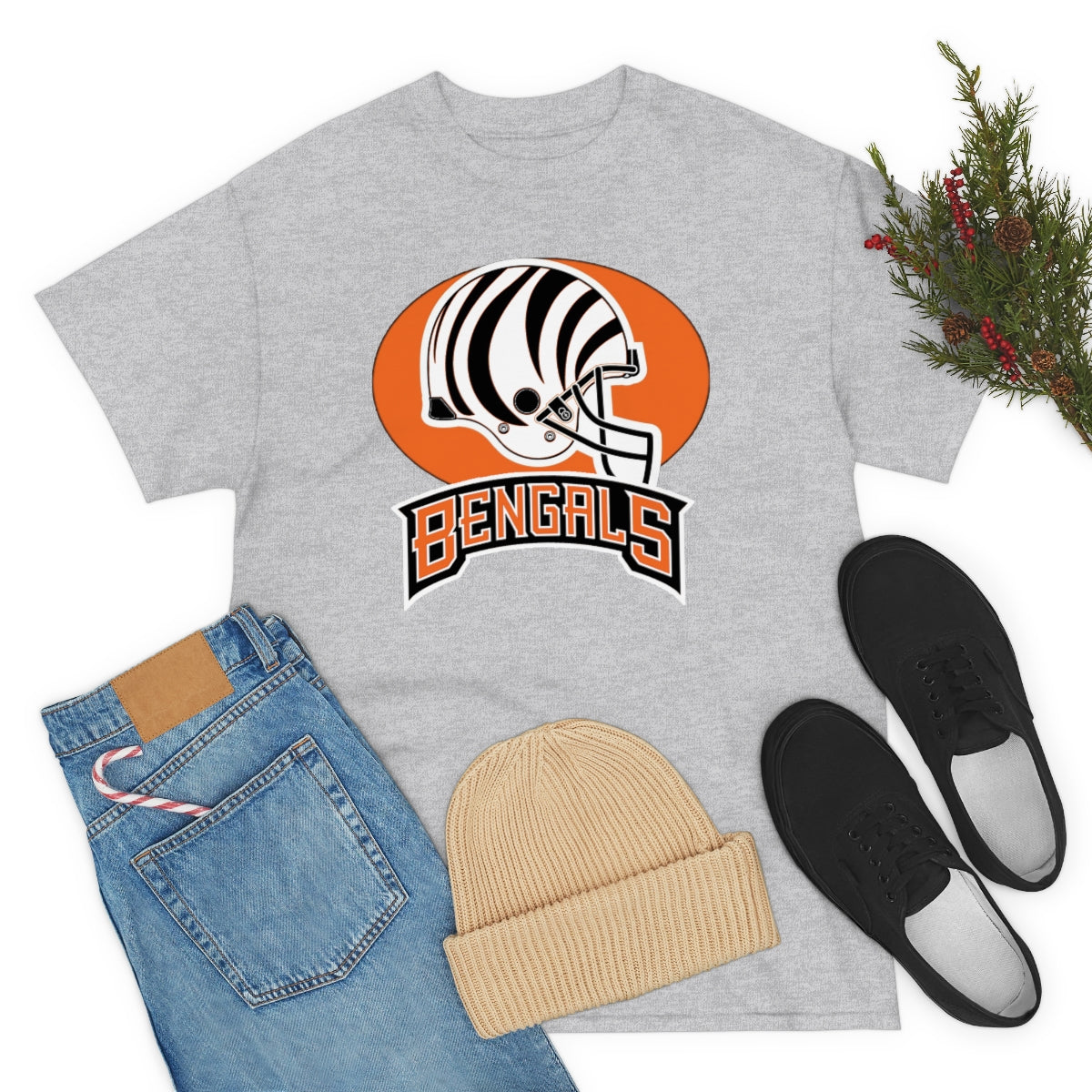 PACE: "BENGALS WHITE"/ Unisex Soft Cotton T-Shirts