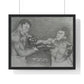 BLKX: PORTRAIT: "RUMBLE IN THE JUNGLE" / Framed Horizontal Poster (PRINT)
