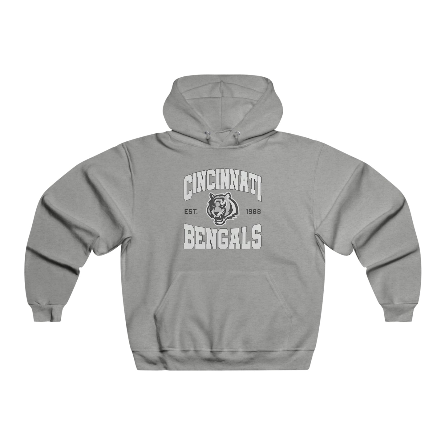 PACE: "BENGALS WHITE"/ Men's NUBLEND® Hooded Sweatshirt