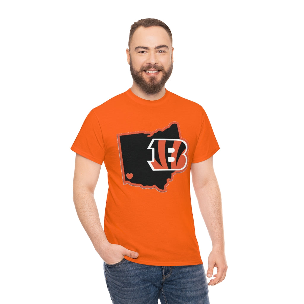 PACE: " BENGALS LOVE"/ Unisex Heavy Cotton Tee