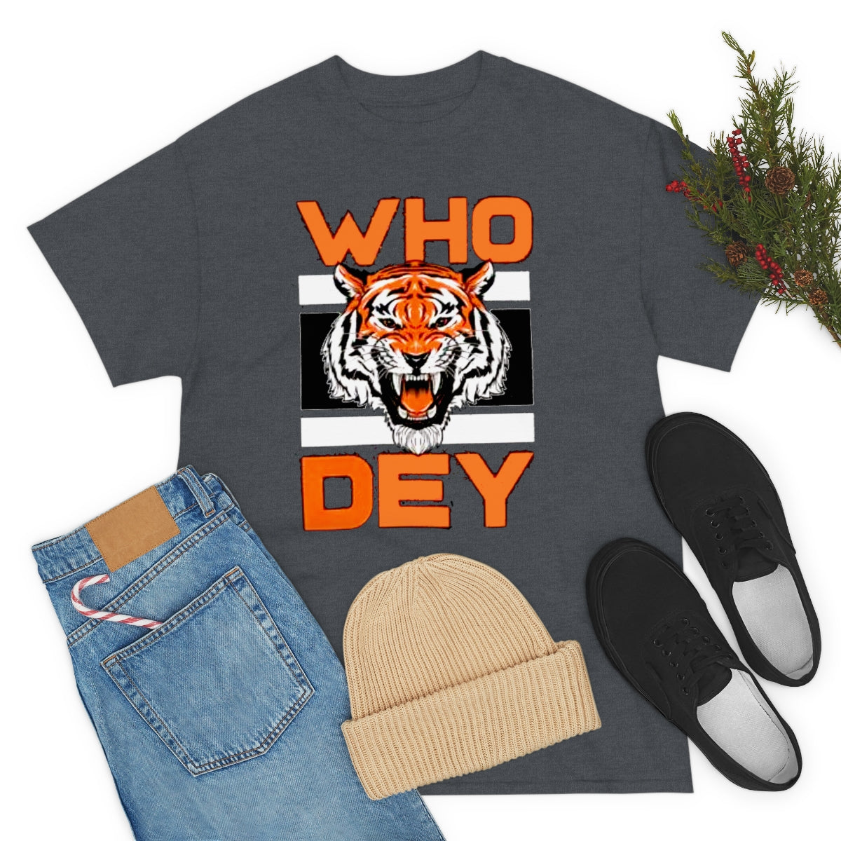 PACE: "WHODEY TIGER"/ Unisex Heavy Cotton T-Shirt