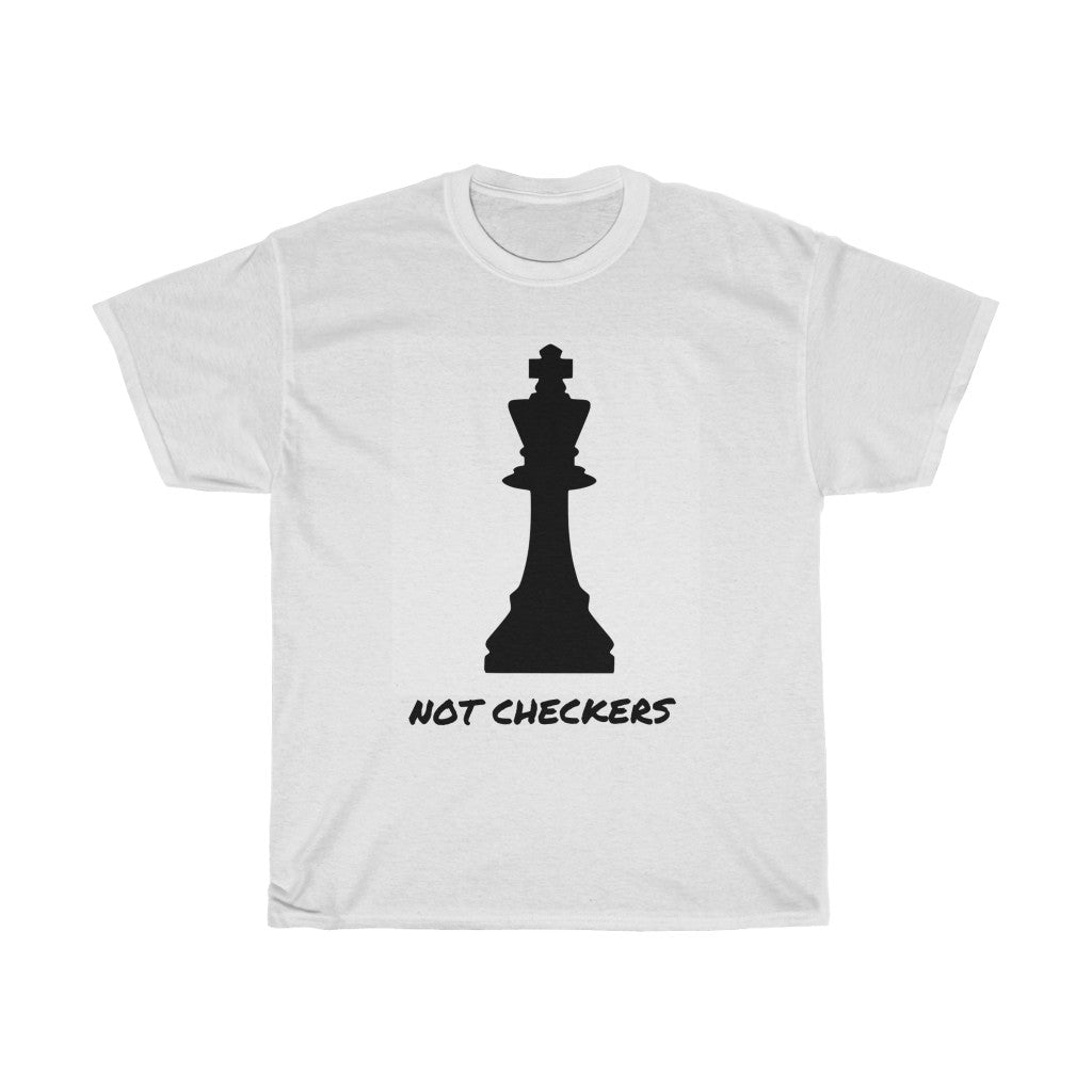 PACE: "NOT CHECKERS"/ Unisex Heavy Cotton Tee