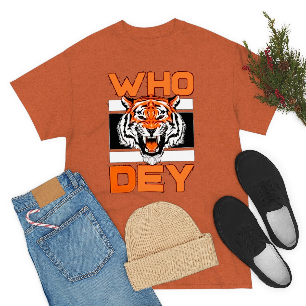 PACE: "WHODEY TIGER"/ Unisex Heavy Cotton T-Shirt