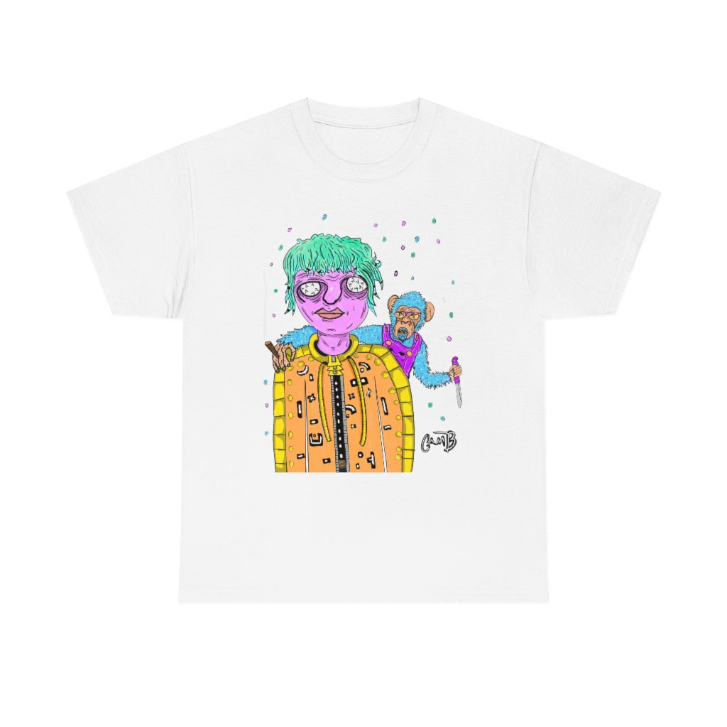 SLAPNDASHN: "SDN MONKEY   "/ Unisex Heavy Cotton Tee