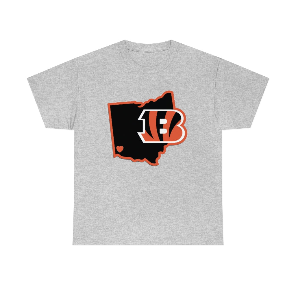 PACE: " BENGALS LOVE"/ Unisex Heavy Cotton Tee