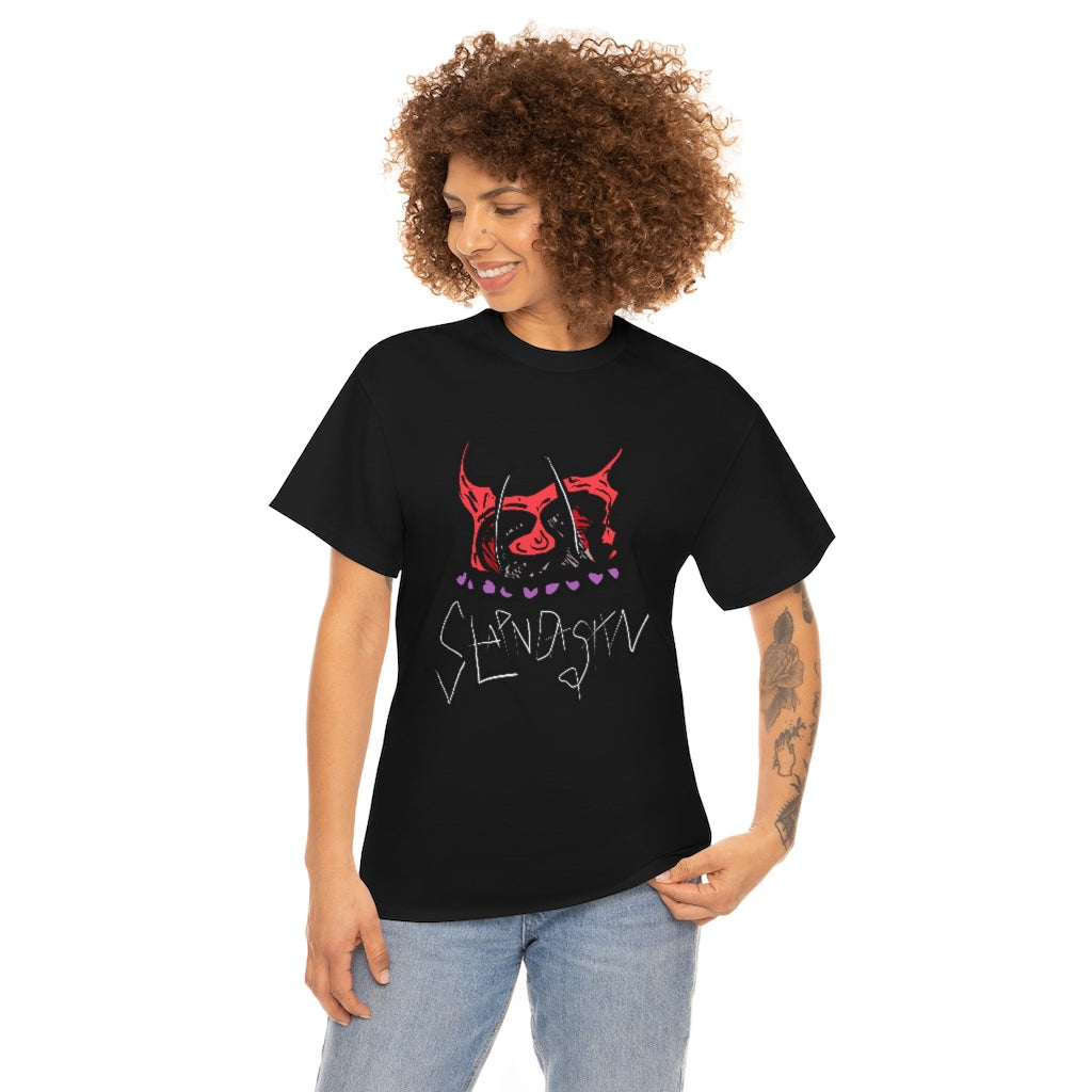 SLAPNDASHN: "SDN Demon logo  "/ Unisex Heavy Cotton Tee