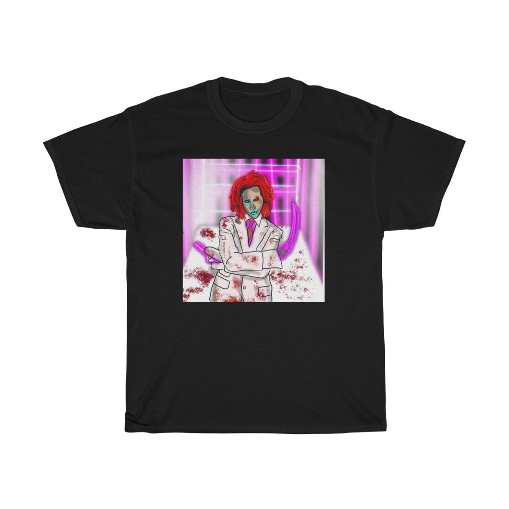 SLAPNDASHN: "NEON GUTS" T-SHIRT  / Unisex Heavy Cotton Tee