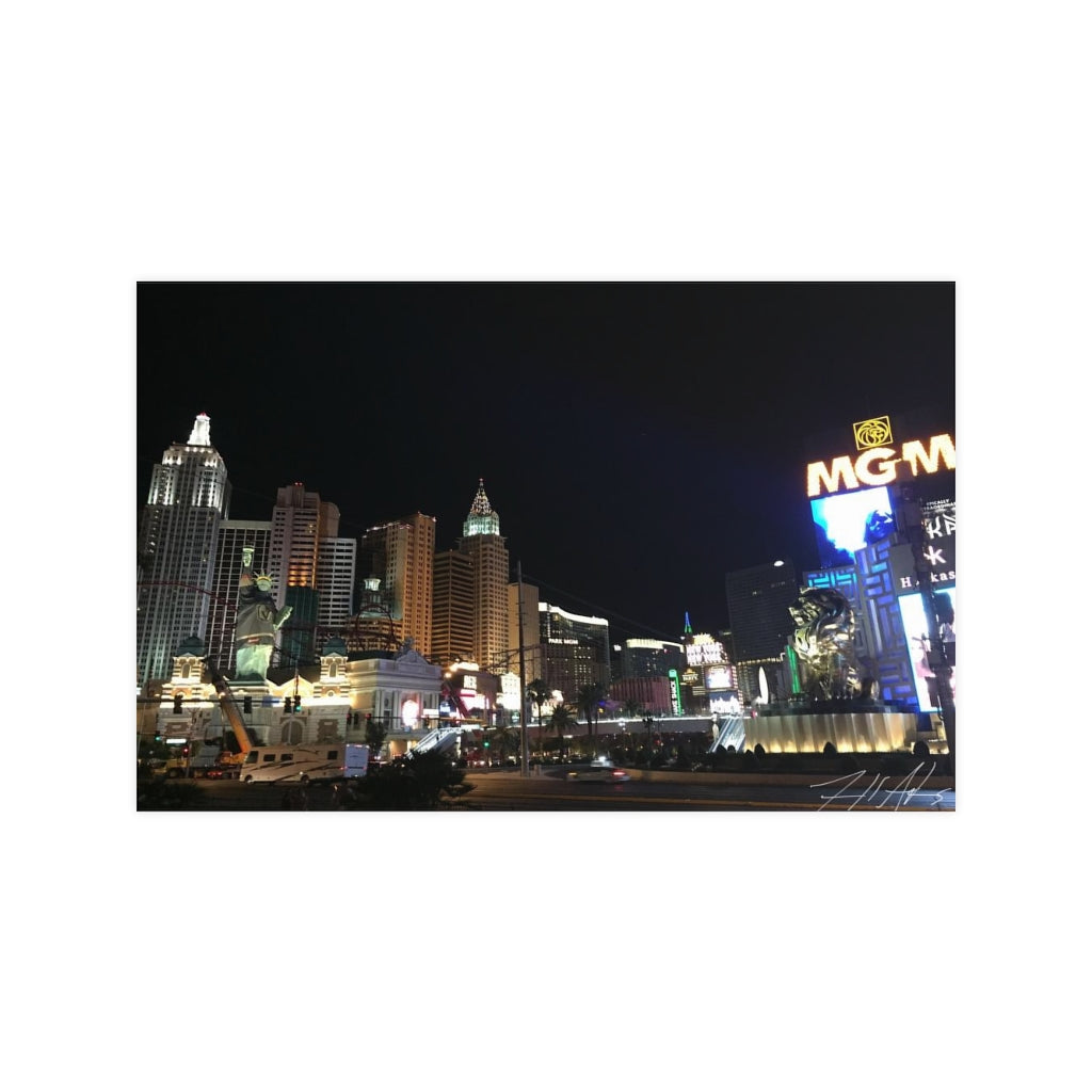 PACE: "WHAT STAYS IN VEGAS 3" (PHOTOGRAPHY) / Horizontal Matte Poster (PRINT)