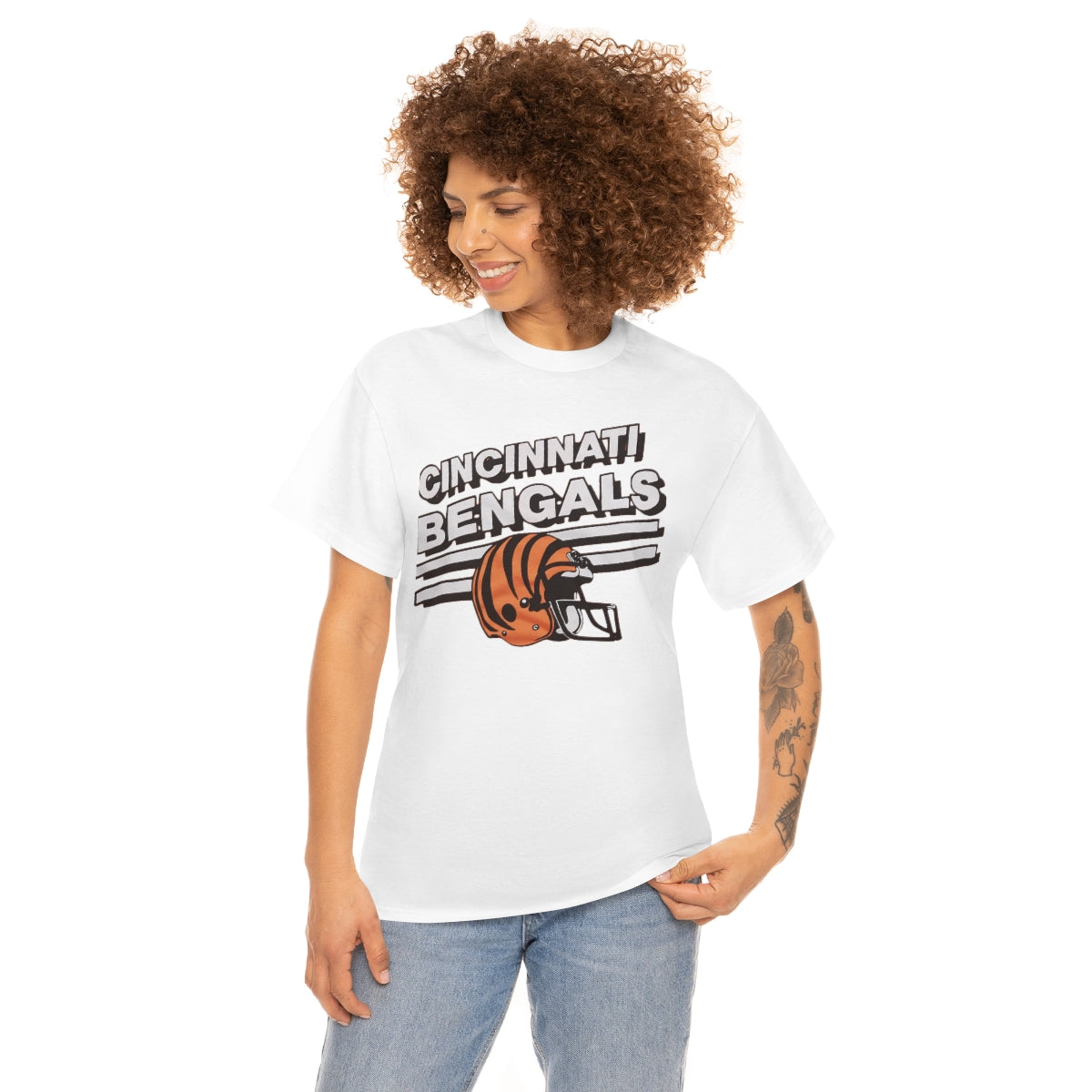 PACE: "BENGALS FTBALL"/ Unisex Heavy Cotton T-Shirt