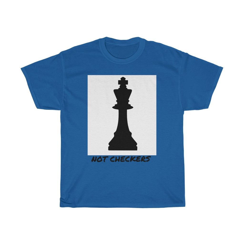 PACE: "NOT CHECKERS"/ Unisex Heavy Cotton Tee