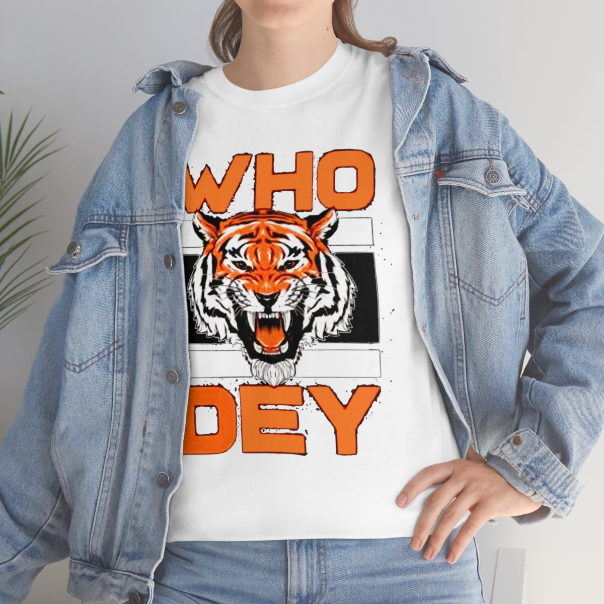 PACE: "WHODEY TIGER"/ Unisex Heavy Cotton T-Shirt