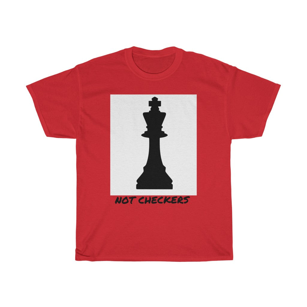 PACE: "NOT CHECKERS"/ Unisex Heavy Cotton Tee