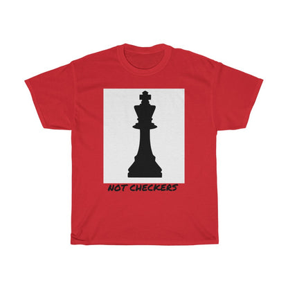 PACE: "NOT CHECKERS"/ Unisex Heavy Cotton Tee