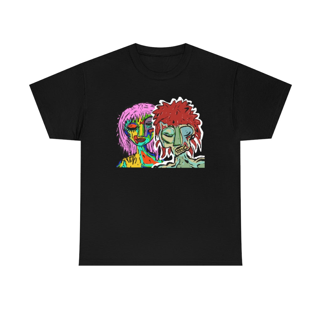 SLAPNDASHN: "SDN DEADBOY AND LADY "/ Unisex Heavy Cotton Tee