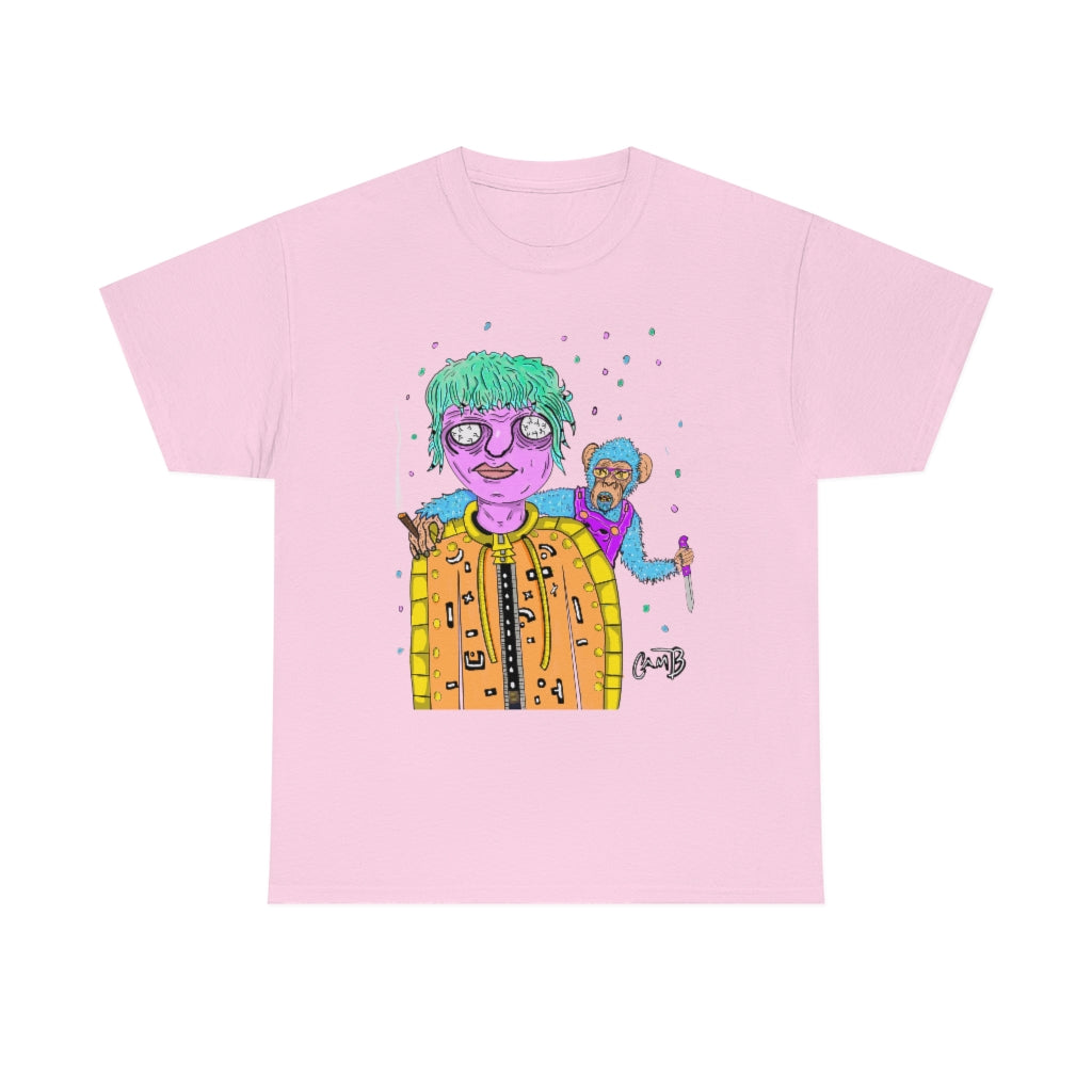 SLAPNDASHN: "SDN MONKEY   "/ Unisex Heavy Cotton Tee