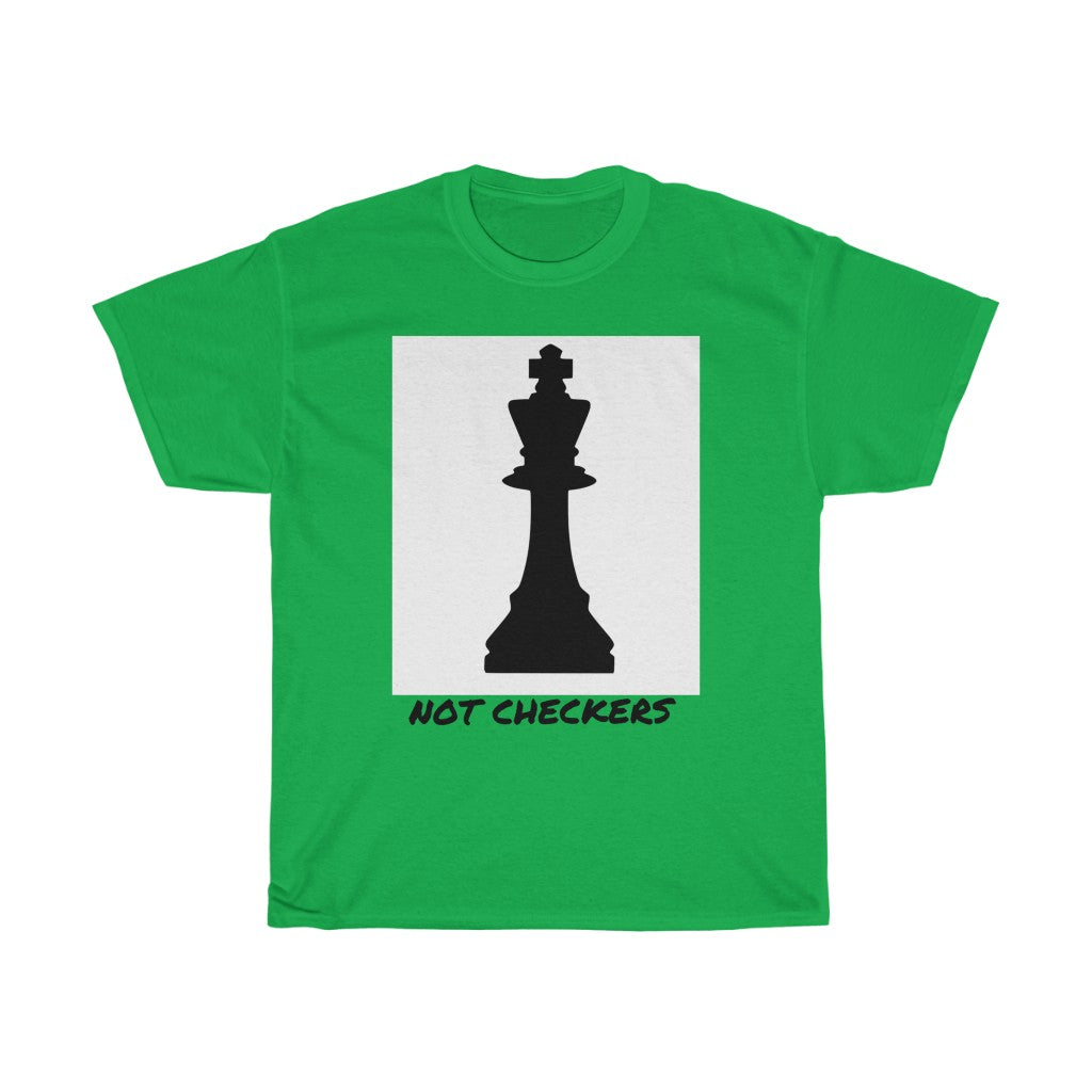 PACE: "NOT CHECKERS"/ Unisex Heavy Cotton Tee