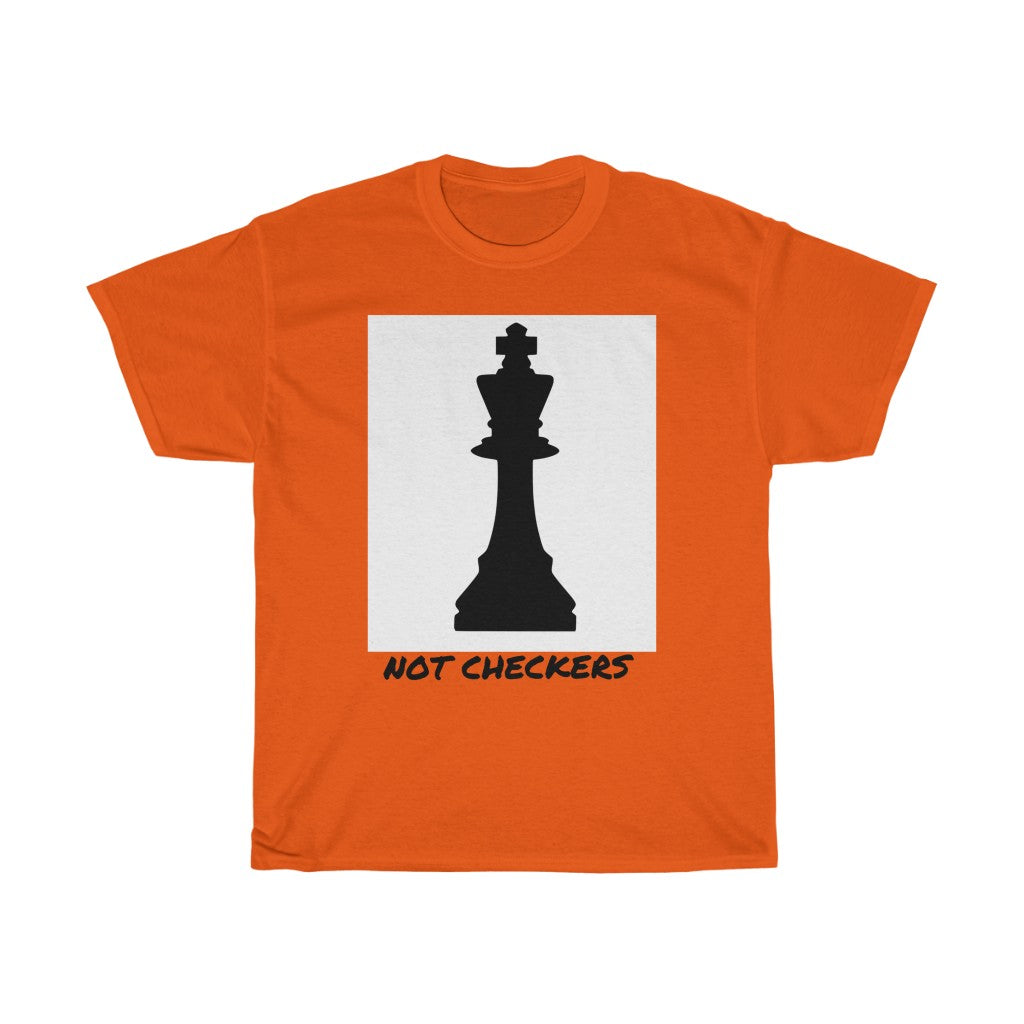 PACE: "NOT CHECKERS"/ Unisex Heavy Cotton Tee