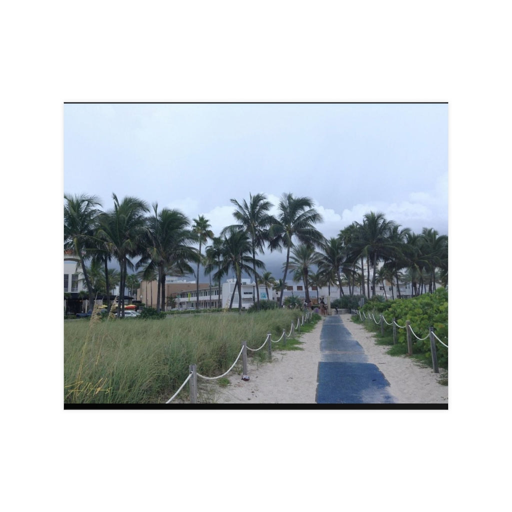 PACE: VACATION "SOUTH BEACH" (PHOTOGRAPHY) / Horizontal Matte Poster (PRINT)