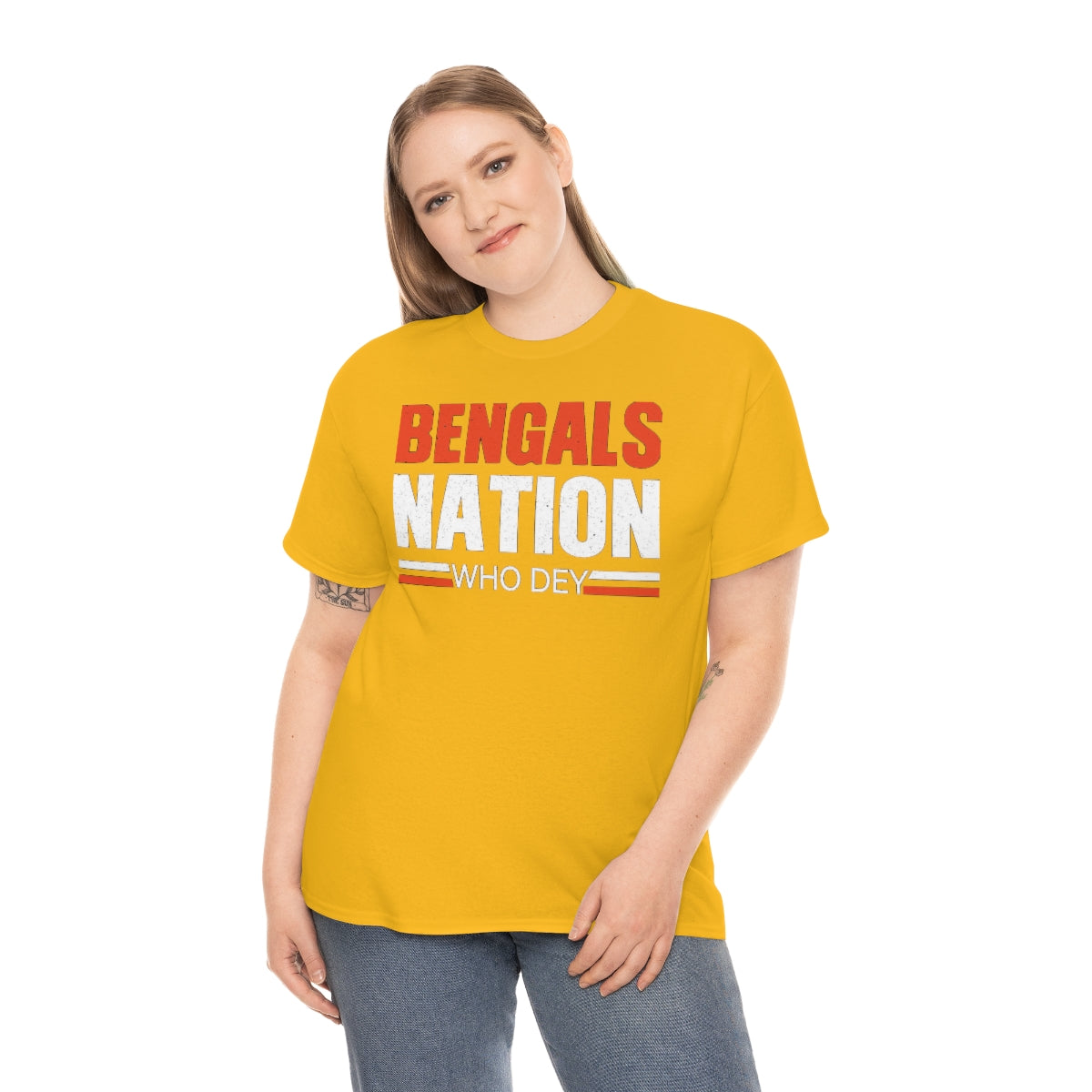 PACE: "BENGALS NATION ALT"/ Unisex Heavy Cotton T-Shirt