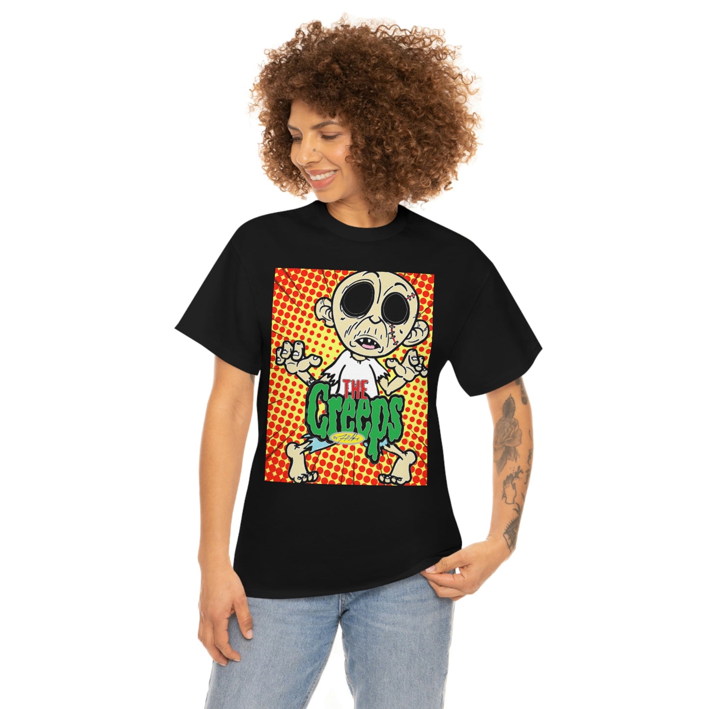 "THE CREEP COLLECTION" CREEP: 4/ Unisex Heavy Cotton Tee