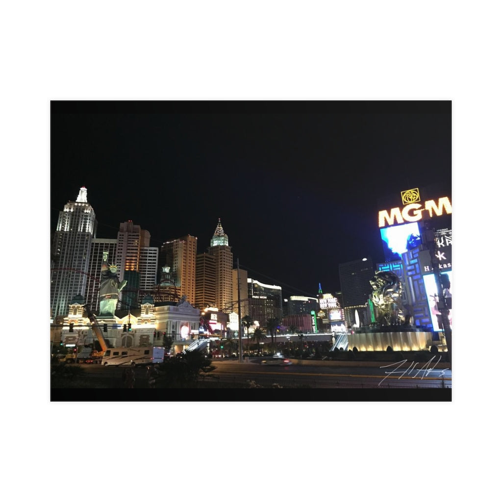 PACE: "WHAT STAYS IN VEGAS 3" (PHOTOGRAPHY) / Horizontal Matte Poster (PRINT)