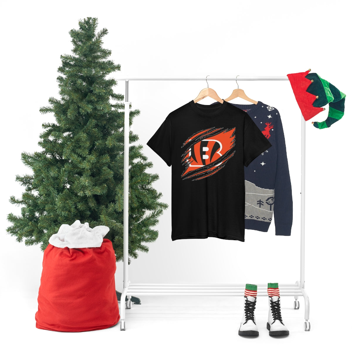 PACE: "BENGALS RIPPED"/ Unisex Heavy Cotton T-Shirt