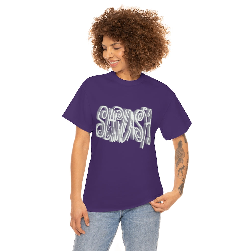 SLAPNDASHN: "SDN LOGO   "/ Unisex Heavy Cotton Tee