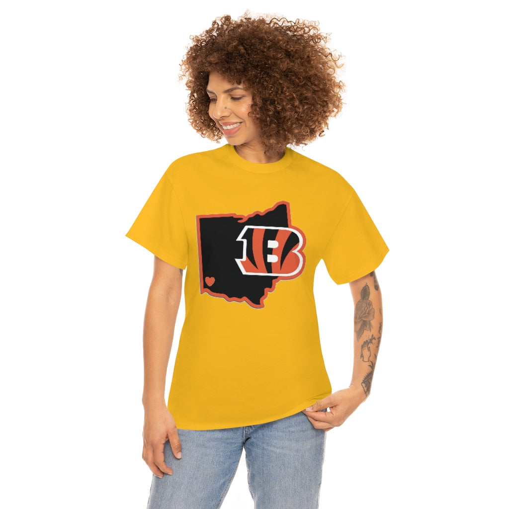 PACE: " BENGALS LOVE"/ Unisex Heavy Cotton Tee